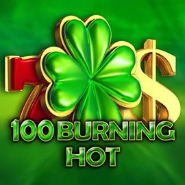 100 Burning Hot slot logo by Amusnet Interactive at Jokery Casino100 Burning Hot