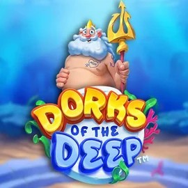 Dorks of the Deep slot logo by Hacksaw Gaming at Jokery CasinoDorks of the Deep