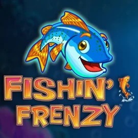 Logo of Fishin Frenzy from Blueprint Gaming at Jokery Casino