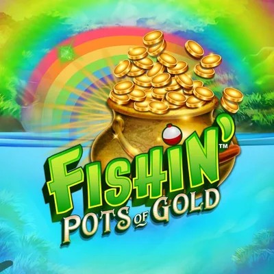 Fishin Pots Of Gold slot logo by Gameburger Studios at Jokery CasinoFishin Pots Of Gold