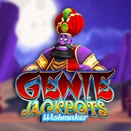 Genie Jackpots Wishmaker slot logo by Blueprint Gaming at Jokery CasinoGenie Jackpots Wishmaker