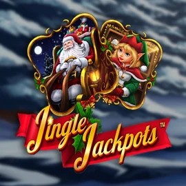 Logo of Jingle Jackpots from Dragon Gaming at Jokery Casino