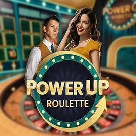 Official Live Casino logo: PowerUP Roulette by Pragmatic Play at Jokery Casino