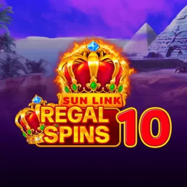 Regal Spins 10 online game logo by PatePlay on jokerycasinoo.com