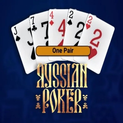 Russian Poker slot visual from OneTouch Games available on jokerycasinoo.com
